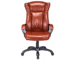 Кресло руководителя Бюрократ CH-879N коричневый Boroko-37 эко.кожа крестовина пластик-foto2