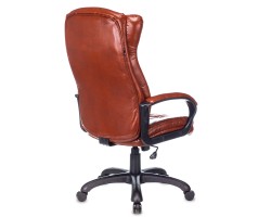 Кресло руководителя Бюрократ CH-879N коричневый Boroko-37 эко.кожа крестовина пластик-foto4