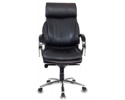 Кресло руководителя Бюрократ T-9904SL черный эко.кожа крестовина металл хром-foto2