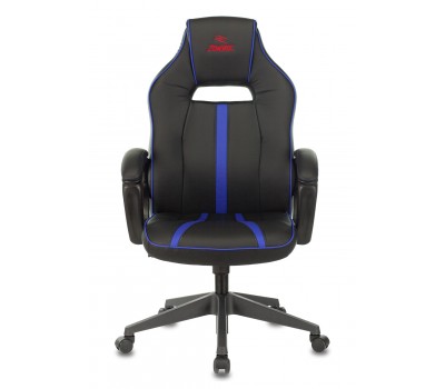 Кресло игровое Zombie A3 черный/синий эко.кожа крестовина пластик
