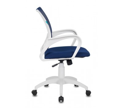Кресло Бюрократ CH-W695N темно-синий TW-05N TW-10N сетка/ткань крестовина пластик пластик белый