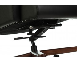 Кресло руководителя Бюрократ _DUKE черный кожа крестовина металл/дерево-foto9