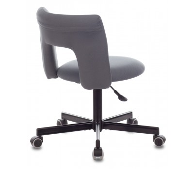 Кресло Бюрократ KF-1M серый 26-25 крестовина металл черный