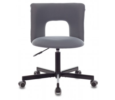 Кресло Бюрократ KF-1M серый 26-25 крестовина металл черный