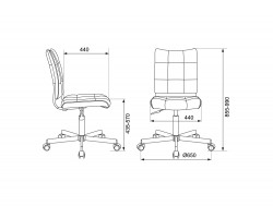 Кресло Бюрократ CH-330M синий Orion-03 эко.кожа крестовина металл хром-foto5