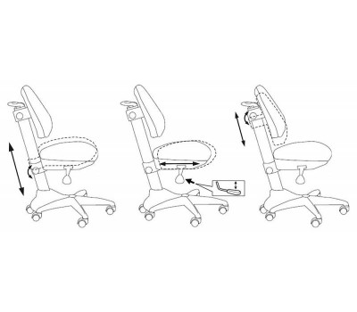 Кресло детское Бюрократ KD-2 красный TW-97N крестовина пластик
