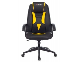 Кресло игровое Zombie VIKING-8 черный/желтый эко.кожа крестовина пластик-foto2