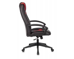 Кресло игровое Zombie Viking-8 черный/красный эко.кожа крестовина пластик-foto3