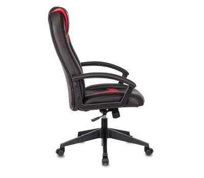Кресло игровое Zombie Viking-8 черный/красный эко.кожа крестовина пластик