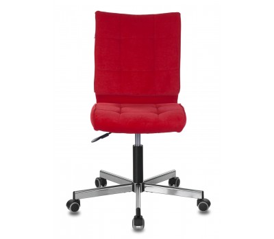 Кресло Бюрократ CH-330M красный Velvet 88 крестовина металл хром