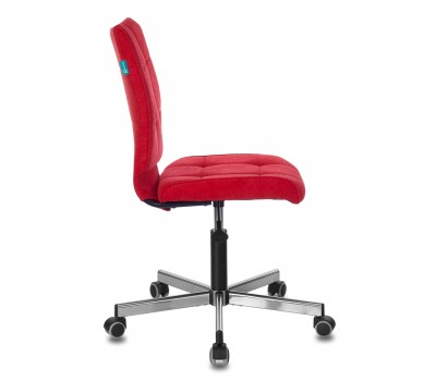 Кресло Бюрократ CH-330M красный Velvet 88 крестовина металл хром