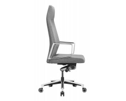 Кресло руководителя Бюрократ _JONS серый крестовина алюминий-foto2