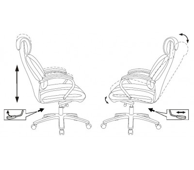 Кресло руководителя Бюрократ T-9904NSL светло-коричневый Leather Eichel кожа с подголов. крестовина металл хром
