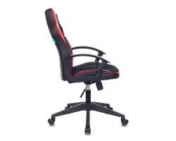 Кресло игровое Zombie VIKING-11 черный/красный текстиль/эко.кожа крестовина пластик-foto3