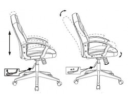 Кресло игровое Zombie VIKING-11 черный/красный текстиль/эко.кожа крестовина пластик-foto5