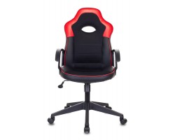 Кресло игровое Zombie VIKING-11 черный/красный текстиль/эко.кожа крестовина пластик-foto2