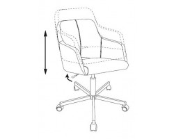 Кресло Бюрократ CH-380M черный 38-418 крестовина металл-foto6