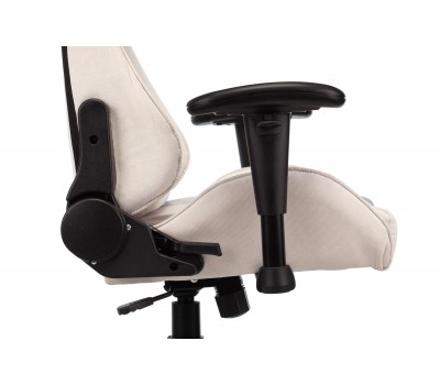 Кресло игровое Zombie VIKING X Fabric белый/серо-голубой с подголов. крестовина пластик