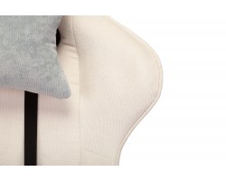 Кресло игровое Zombie VIKING X Fabric белый/серо-голубой с подголов. крестовина пластик-foto8