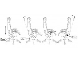 Кресло игровое Zombie EPIC PRO Fabric белый/серо-голубой с подголов. крестовина пластик пластик белый-foto18