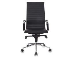 Кресло руководителя Бюрократ CH-883MB черный эко.кожа крестовина металл хром-foto2