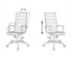 Кресло руководителя Бюрократ CH-883MB черный эко.кожа крестовина металл хром-foto5