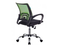 Кресло Бюрократ CH-695NSL салатовый TW-03A сиденье черный TW-11 сетка/ткань крестовина металл хром-foto4