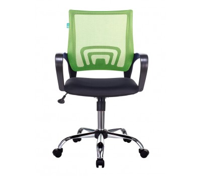 Кресло Бюрократ CH-695NSL салатовый TW-03A сиденье черный TW-11 сетка/ткань крестовина металл хром