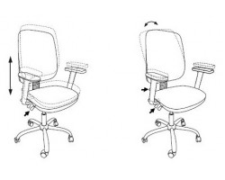 Кресло Бюрократ T-620SL черный TW-11 крестовина металл хром-foto5