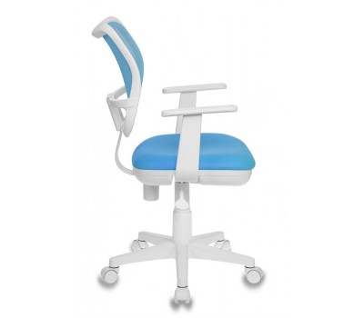 Кресло детское Бюрократ CH-W797 голубой сиденье голубой TW-55 сетка/ткань крестовина пластик пластик белый