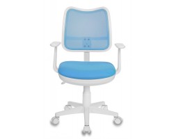 Кресло детское Бюрократ CH-W797 голубой сиденье голубой TW-55 сетка/ткань крестовина пластик пластик белый-foto3