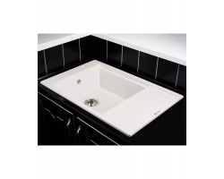 Кухонная мойка MILA 1B1D WHITE KUPPERSBERG-foto2