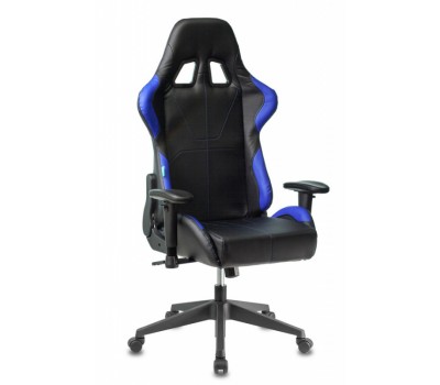 Кресло игровое Zombie VIKING 5 AERO черный/синий эко.кожа с подголов. крестовина пластик