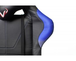 Кресло игровое Zombie VIKING 5 AERO черный/синий эко.кожа с подголов. крестовина пластик-foto8