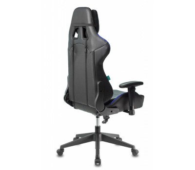 Кресло игровое Zombie VIKING 5 AERO черный/синий эко.кожа с подголов. крестовина пластик