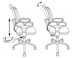 Кресло Бюрократ CH-799SL черный сиденье черный TW-11 сетка/ткань крестовина металл хром-foto6