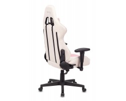 Кресло игровое Zombie VIKING X Fabric белый/розовый с подголов. крестовина пластик-foto4