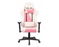 Кресло игровое Zombie VIKING X Fabric белый/розовый с подголов. крестовина пластик-foto2