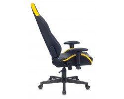 Кресло игровое Zombie HERO CYBERZONE PRO черный/желтый эко.кожа с подголов. крестовина пластик-foto17