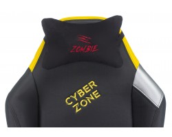 Кресло игровое Zombie HERO CYBERZONE PRO черный/желтый эко.кожа с подголов. крестовина пластик-foto6