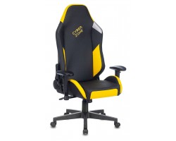 Кресло игровое Zombie HERO CYBERZONE PRO черный/желтый эко.кожа с подголов. крестовина пластик-foto14