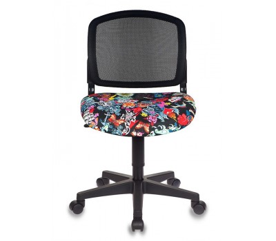 Кресло детское Бюрократ CH-296NX черный сиденье черный черепа сетка/ткань крестовина пластик