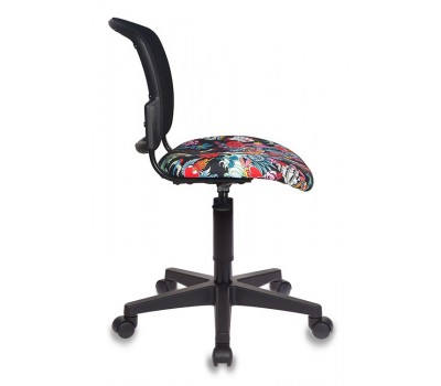 Кресло детское Бюрократ CH-296NX черный сиденье черный черепа сетка/ткань крестовина пластик