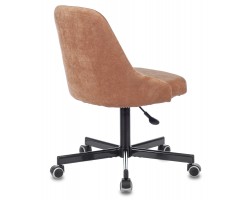 Кресло Бюрократ CH-340M светло-коричневый Velvet 90 крестовина металл-foto4