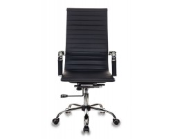 Кресло руководителя Бюрократ CH-883 черный эко.кожа крестовина металл хром-foto2