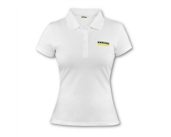 Женское Поло, Белое, Размер XL