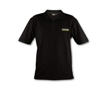 Мужское Поло, Черное, Размер S