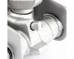 Домкрат гидравлический подкатный, 3 т, высота подъема 130-410 мм, поворотная ручка Matrix-foto6