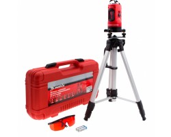 Уровень лазерный самовыравнивающийся, 150 мм, штатив 1150 мм, набор в пластиковом кейсе Matrix-foto9