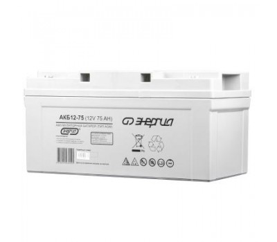 Аккумулятор Энергия АКБ 12-75